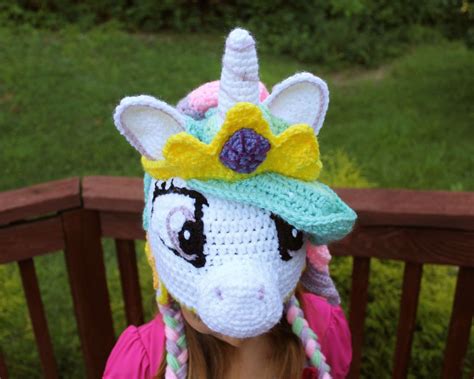 my-little-pony-costume,-princess-celestia-crochet-hat,-crochet-toddler-hat,-baby-crochet-hat