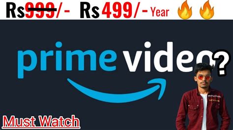 Amazon Prime 1 Year Plan Only 499 Amazon Prime Video New Offer