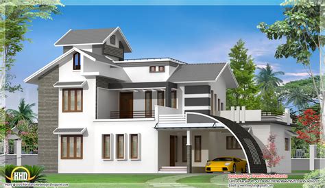 Gorgeous bungalow house plan with roof deck. Indian Style House Design Bungalow House Design in ...