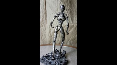 Terminator 3 T X Endoskeleton Mcfarlane Youtube
