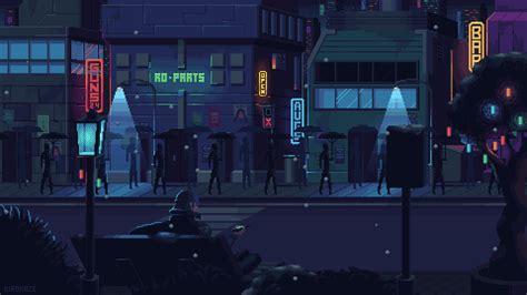 Animated  About  In Pixel Art By Srmason