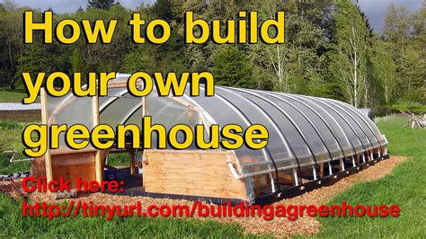 Do it yourself homesteading survival. Big greenhouse building plans | Do it yourself - YouTube