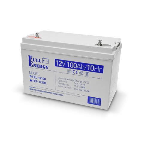 ᐈ Full Energy FEL 12100 аккумулятор гелевый 12В 100 Ач для ИБП купить в