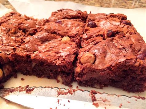 NUTELLA BROWNIES WITH HAZELNUTS Let S Cook Some Food
