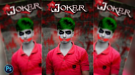 Photoshop Cc Tutorial Batman Joker Face Transformation Health Ledger