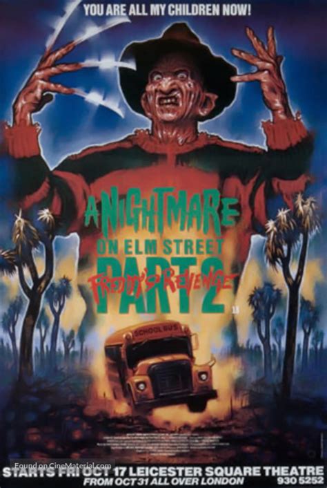 A Nightmare On Elm Street Part 2 Freddys Revenge 1985 Movie Poster