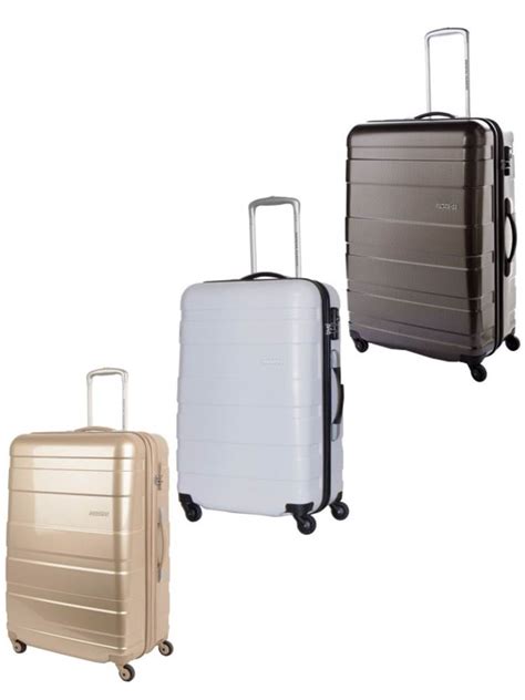 Gloss finish with abrasion resistant lamination for longer lasting sheen. HS MV+ : 79cm Expandable Spinner Case : American Tourister ...
