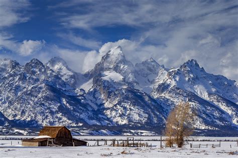 Mormon Row Winter Snow Grand Tetons Fine Art Photo Print Photos By