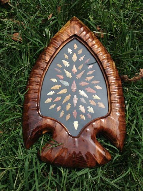 Awesome Arrowhead Case Native American Artifacts Arrowheads