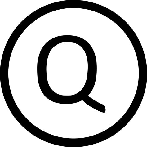 Letter Q Uppercase Virtual Svg Png Icon Free Download 525002
