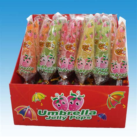 Umbrella Shaped Jelly Lollipop Gummy Candy Jelly Pops Buy Jelly Pop