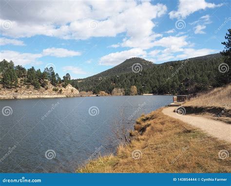 Evergreen Lake In Evergreen Colorado Stock Photo Image Of Nature