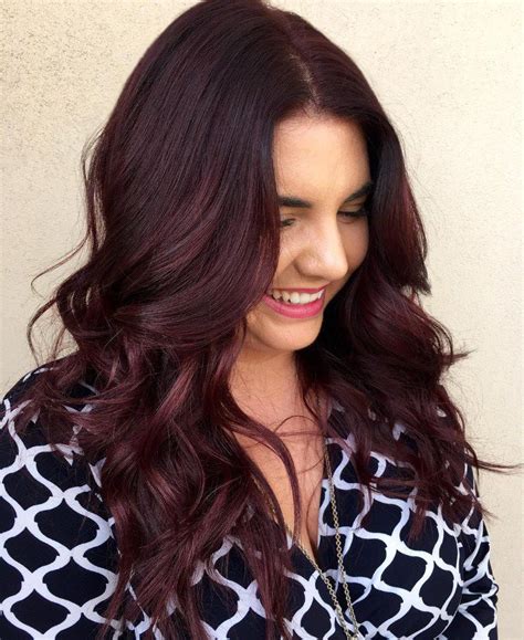 50 Striking Dark Red Hair Color Ideas — Bright Yet Elegant Check More