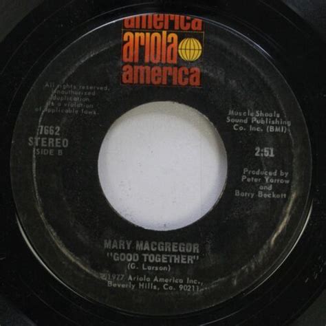 Pop 45 Mary Macgregor This Girl Has Turned Into A Woman Good