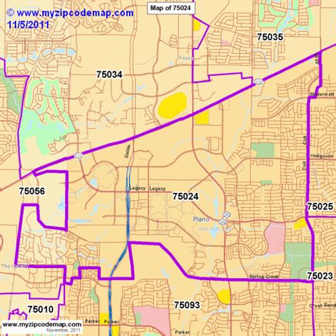 Zip Code Map Of 75024 Demographic Profile Residential Housing