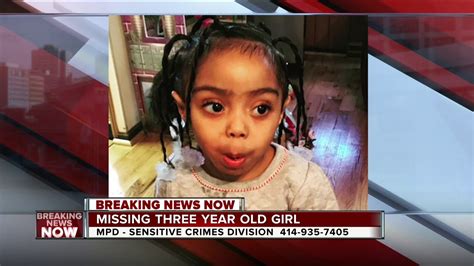 Amber Alert Issued For Missing Milwaukee 3 Year Old Youtube