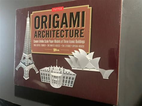 Origami Architecture Kit Create Lifelike Scale Paper Models Of Three