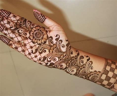 Shine Palm Arabic Mehndi Designs For Forehand Palm Arabic Mehndi