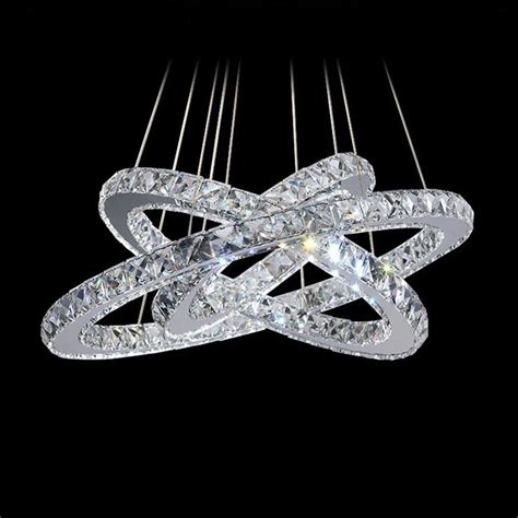 Modern Chandeliers Crystal Diamond Ring Led Crystal Chandelier Light