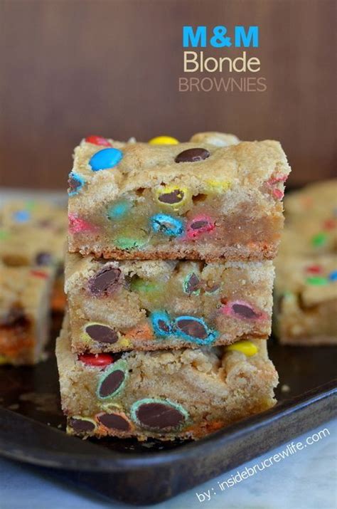 We did not find results for: M&M Blonde Brownies from insidebrucrewlife... - easy and ...
