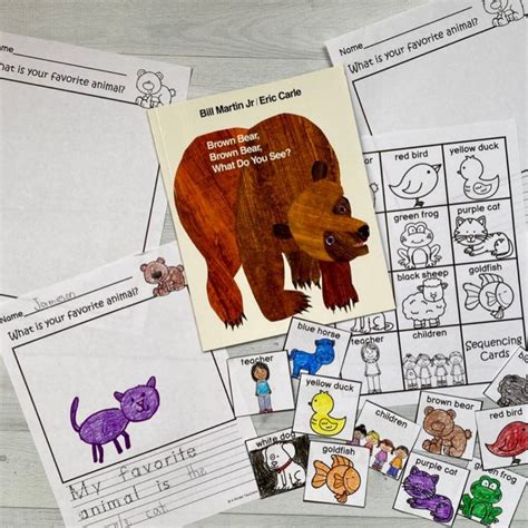 Absolutely Adorable Activities For Brown Bear Brown Bear 4 Kinder