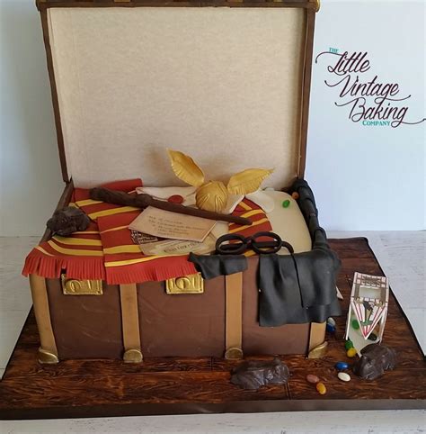 Harry Potter Inspired Trunk Cake
