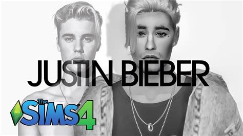 The Sims 4 I Create A Sim I Justin Bieber Youtube