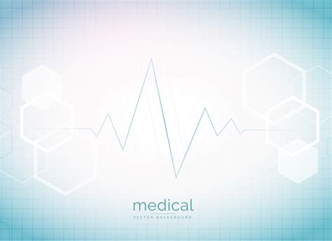 Abstract Medical And Healthcare Background With Heart Beat And H