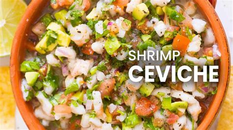 How to make fresh, healthy, and delicious shrimp ceviche at home! How to Make Shrimp Ceviche | Easy Recipe - YouTube