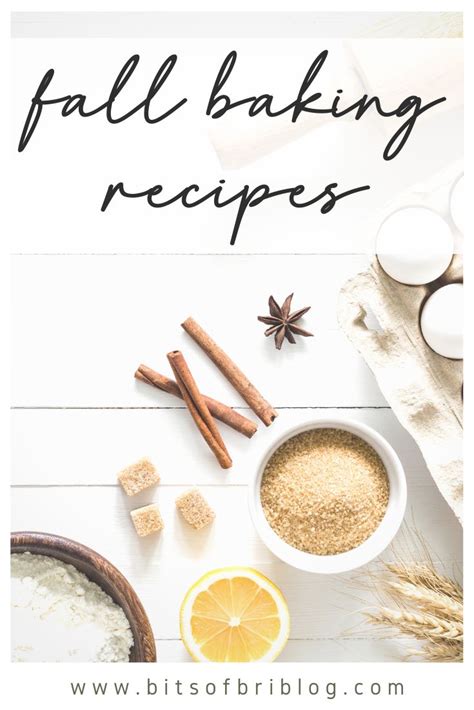 An Image Of Fall Baking Recipes
