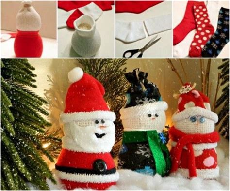 Sock Santas With Images Xmas Crafts Christmas Craft Projects