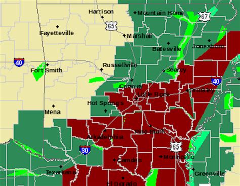 Flash Flood Warning Issued For 34 Arkansas Counties
