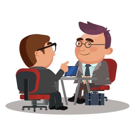 Best Nervous Interview Illustrations Royalty Free Vector Graphics