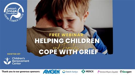 Helping Children And Families Cope With Grief Webinar Youtube