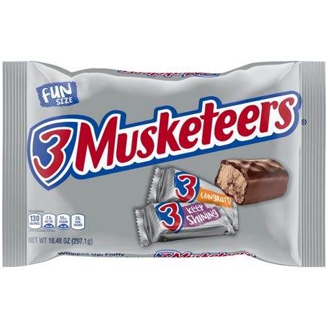 3 Musketeers Fun Size Chocolate Candy Bars 1048 Oz 3 Musketeers®