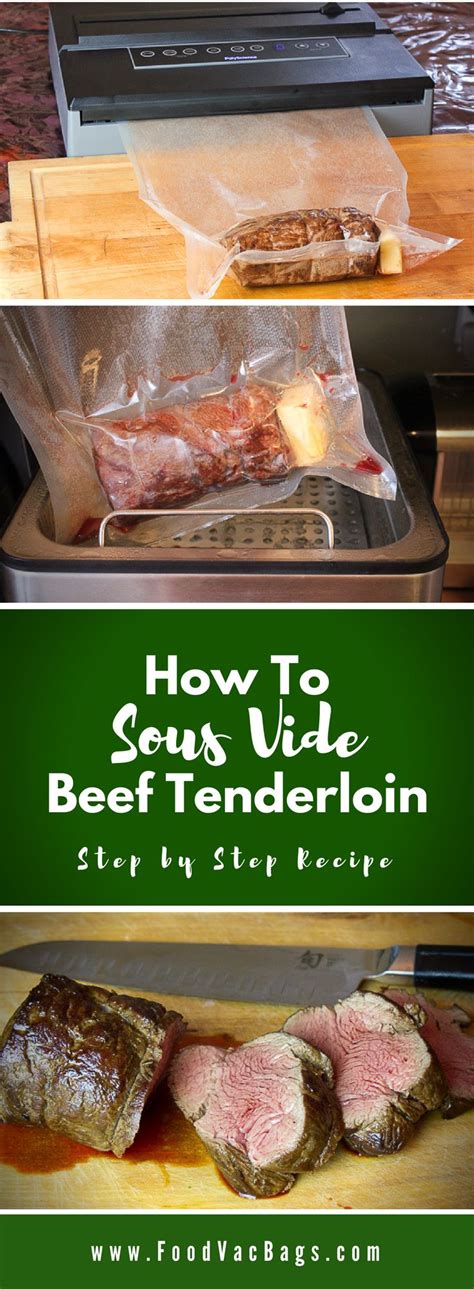 Madagascan beef tenderloin is easy to make in an air fryer. Sous Vide Cooking - Beef Tenderloin - Easy Make Ahead ...