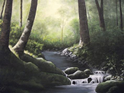 Woods Forest Trees Stream Water Summer Spring Nature Etsy In 2021