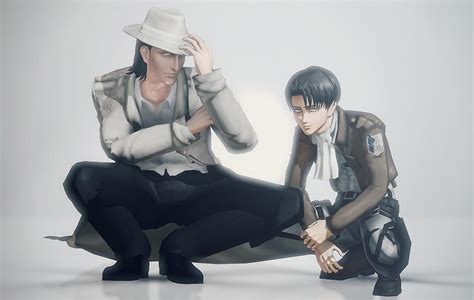 Levi And Kenny Aot Ackermans Attack On Titan Cute Anime Guys