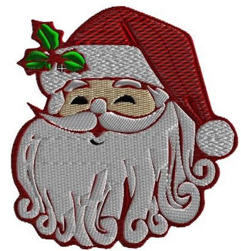 It is of the same quality as the designs in our shop. Santa Claus Machine Embroidery Design Christmas by CraftyJacky