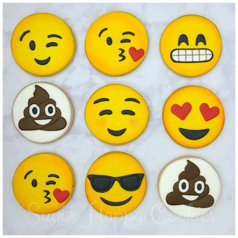 Some Of My Favorite Emojis In Sugar Cookie Form Cookies Sugar