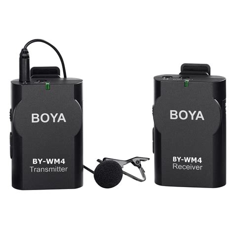 Boya By Wm4 Universal Lavalier Wireless Microphone Mic With Real Time