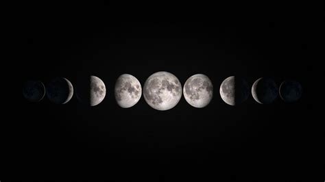 Moon Phases Wallpaper Hd Wallpaper Download Free