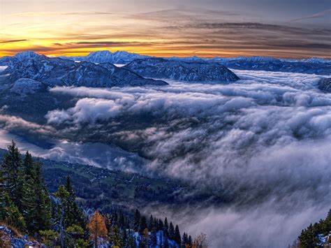 1600x1200 Austria Cloud Horizon Landscape Mountain Nature Panorama Shoot 4k 1600x1200 Resolution ...