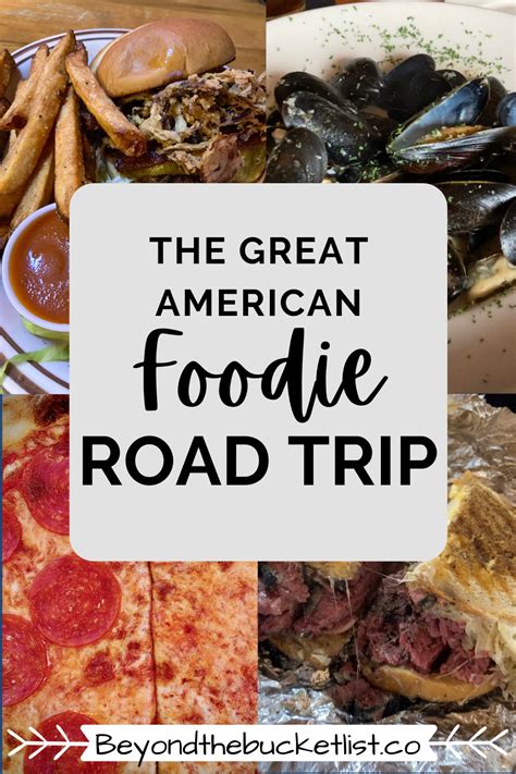 The Ultimate American Foodie Road Trip Map Included In 2021 Road