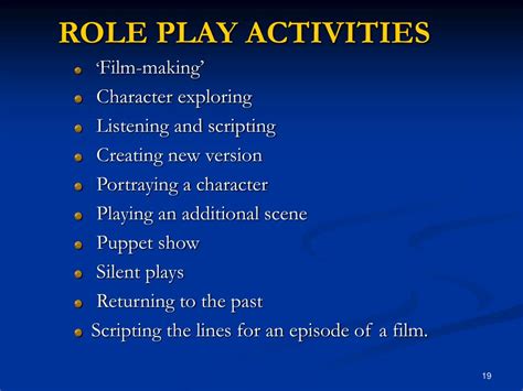 Ppt Functions Of Role Play In The Literature Class For Efl Students