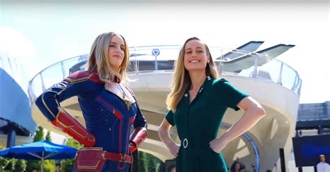 The Marvels Brie Larson Gets Disneyland Theme Park Ride Fulfilling Lifelong Dream