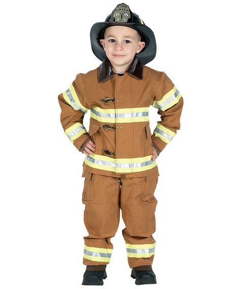Fire Fighter Kids Costume Boys Halloween Costumes