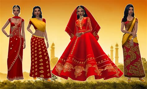 Sims 4 Cc Skin Sims Cc Indian Attire Indian Outfits Indian Crop