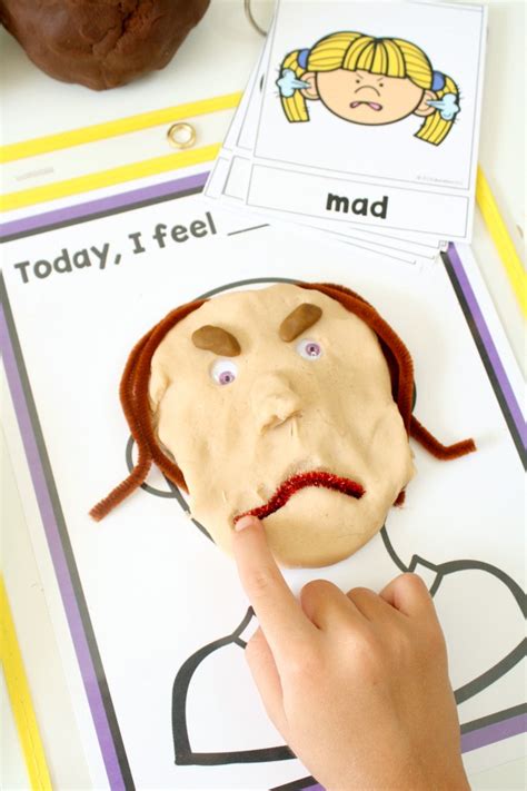 Students always find it hard to express this simple esl activity gets students to match emotions with emoticons. Teaching Feelings Today I Feel Play Dough Mats - Fantastic ...