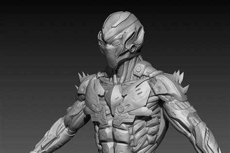 Sci Fi Character V2 3d Model Cgtrader